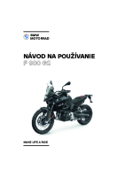 BMW F900GS - Navod na pouzivanie SK 2025